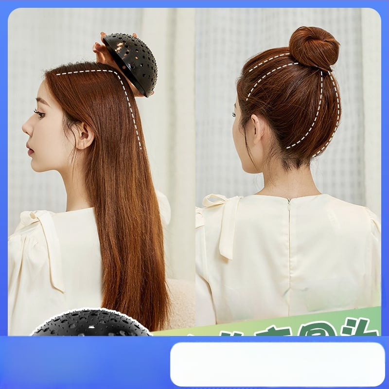 Galvos aksesuarai – Kvėpuojanti plaukų pagalvėlė pūkuotoms šaknims; nematoma vainiko kilimo pagalvėlė; Medžiaga: plastikas/resinas; Stilius: Moterų; Pavasaris 2023