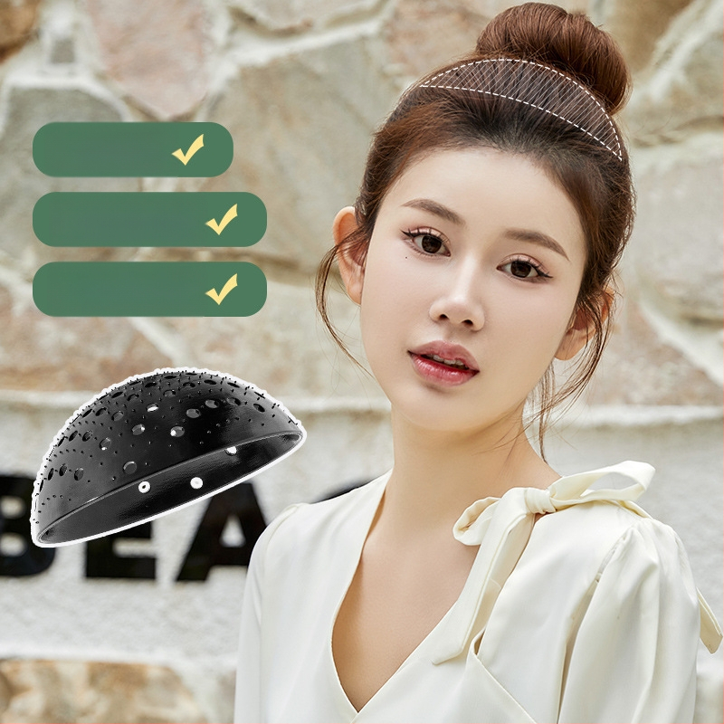 Galvos aksesuarai – Kvėpuojanti plaukų pagalvėlė pūkuotoms šaknims; nematoma vainiko kilimo pagalvėlė; Medžiaga: plastikas/resinas; Stilius: Moterų; Pavasaris 2023