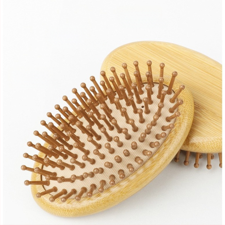 Tiance márkájú bambusz fésű légpárnás masszázzsal a fejbőrre, göndör hajhoz