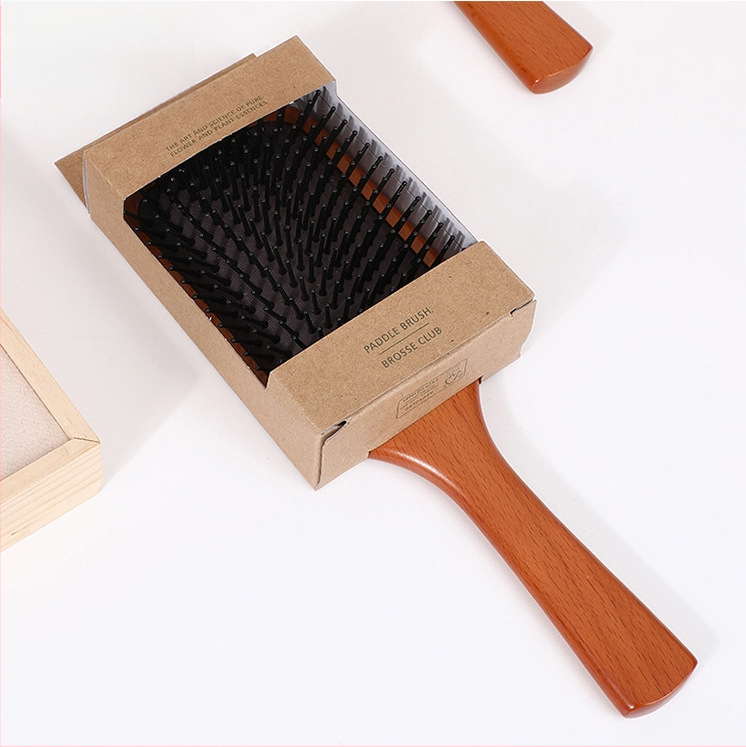 Bükkfából készült légpárnás masszázs fésű — fejbőr masszázs, Fanxiang