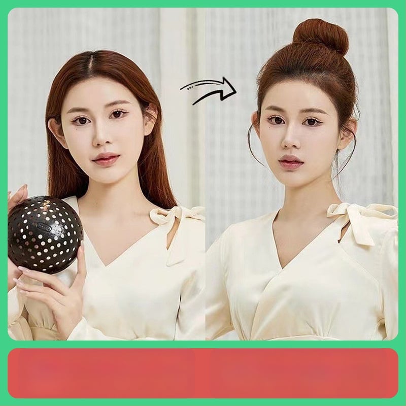 Accesoriu pentru păr pentru volum în coroană și coafură coc – Material TPR, Stil Japonez/Koreean, Primăvara 2025