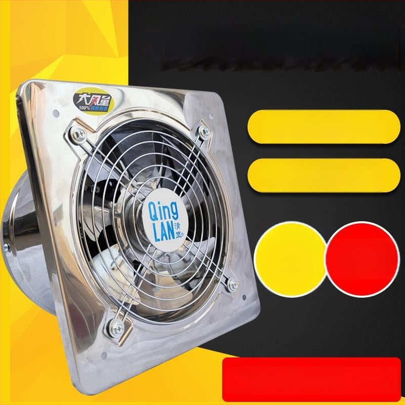 Прозоречен вентилатор за вентилация | Qinglan, Модел 6-12 инча, 220V, 50Hz