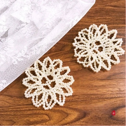 Perlų galvos juosta su triušio ausimis — animacinio stiliaus, ABS aukšto blizgesio imitacijos perlais, moterims, 2021 metų pavasaris, individualiai supakuota