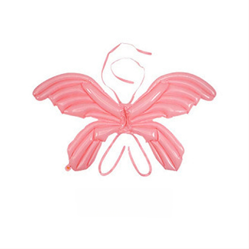 Pillangó szárnyait idéző lufi, rajzfilmfigurás állat alak, akasztó hátsó stílus, gradiens befejezés, logo OK