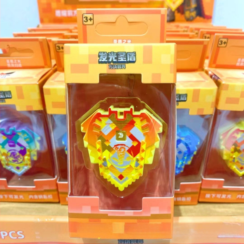 Breloc Cube World luminescent – pixeli stil, din plastic, Youxin, efect luminos dinamic, pentru vârsta 14+