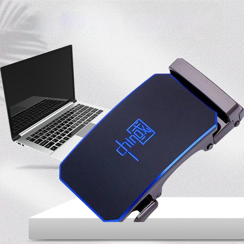 Férfi automata övcsat – téglalap alakú ötvözet csat, üzleti stílus, nyomtatott mintázat