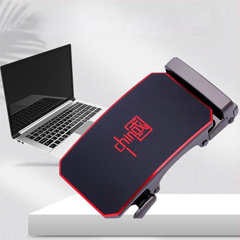 Férfi automata övcsat – téglalap alakú ötvözet csat, üzleti stílus, nyomtatott mintázat