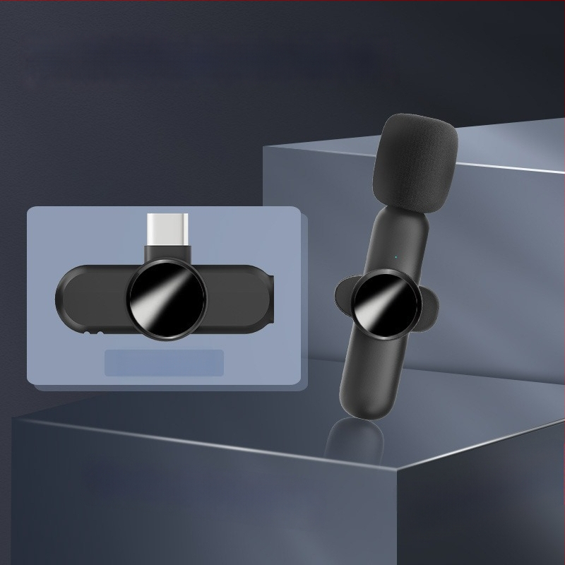 Microfon Lavalier cu baterie încorporate pentru transmisie în direct și interviuri, autonomie 3–6 ore, răspuns în frecvențe 20 Hz–20 kHz, SNR ≥60 dB