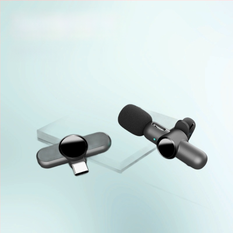 Microfon Lavalier cu baterie încorporate pentru transmisie în direct și interviuri, autonomie 3–6 ore, răspuns în frecvențe 20 Hz–20 kHz, SNR ≥60 dB