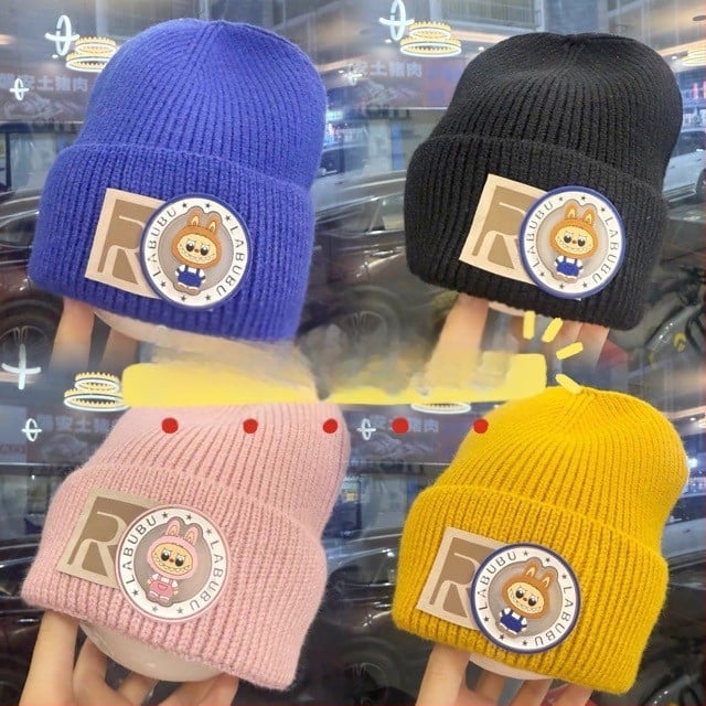 Kootud beanie lastele – armas stiil, talveks, hoiab sooja, akrüül kiud