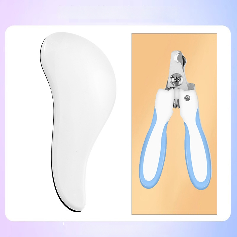 Χτένα περιποίησης σκύλων με μασάζ – ABS υλικό, για Μπιχόν Φριζέ, αφαίρεση χαλαρού τριχώματος