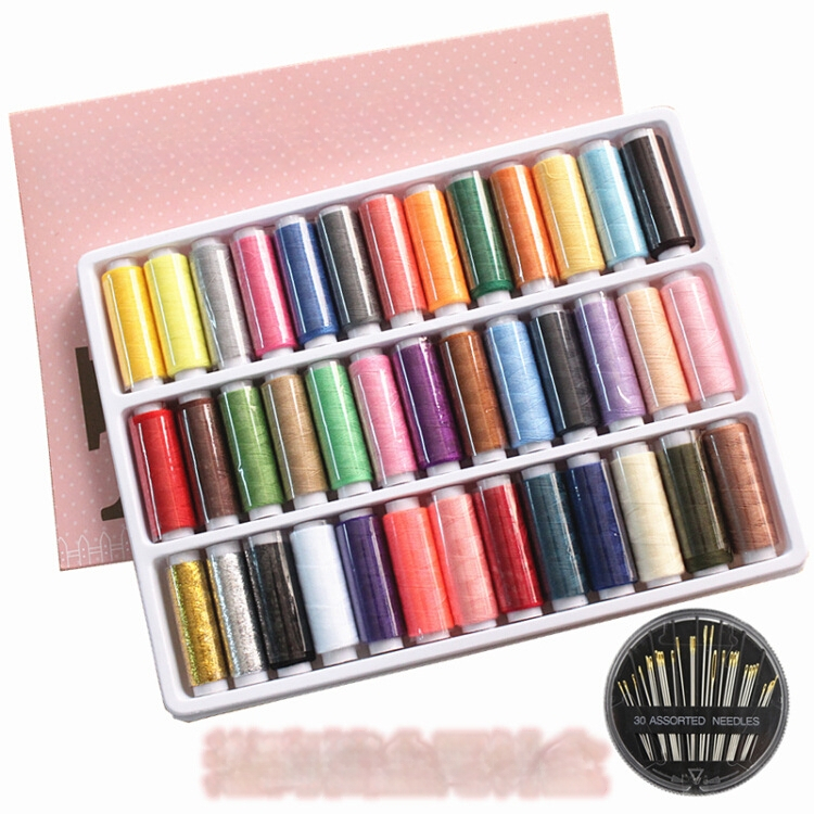 Ață de cusut Yuze, poliester, fir în formă de bar pentru haine și textile de casă