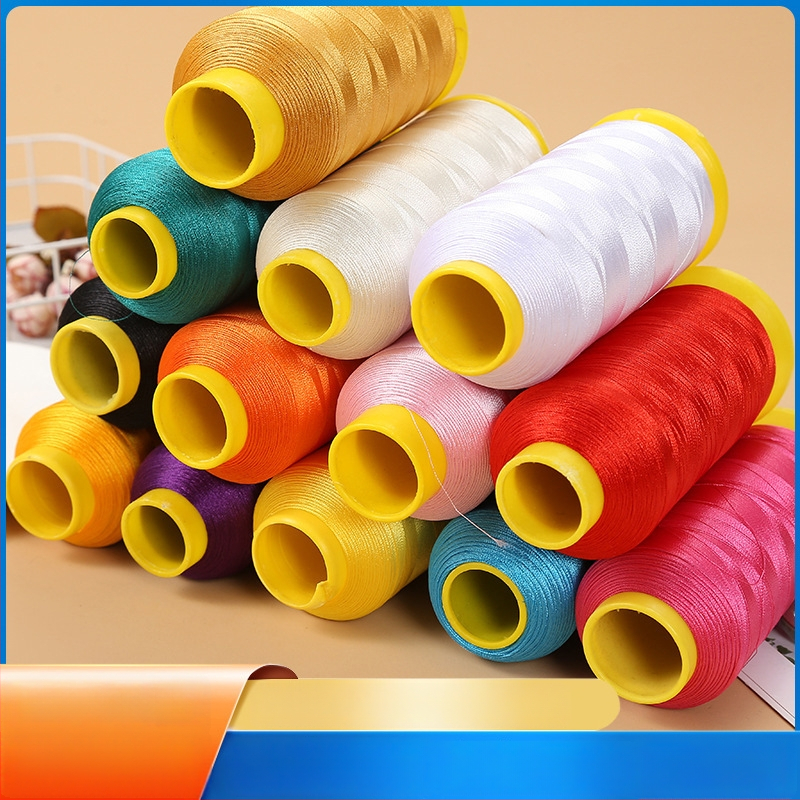 Fir broderie Rongfei, poliester, 108D/2, pentru îmbrăcăminte, textile de casă și panglici