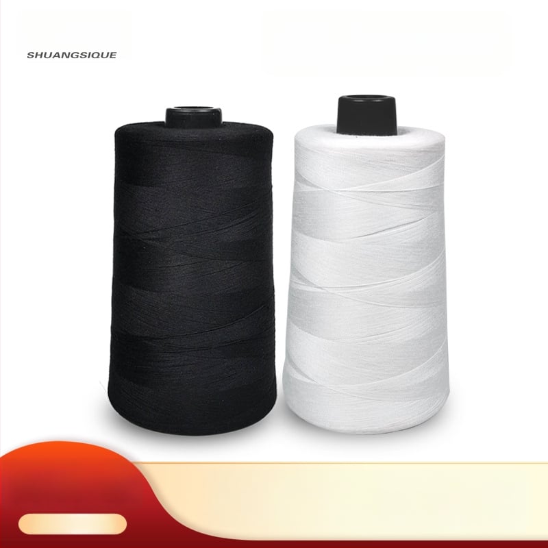 Ață de cusut poliester de înaltă viteză, marca Double Canary; 100% fibre scurte de poliester; Origine: Shunde, Foshan; Potrivit pentru genți, îmbrăcăminte și textile pentru casă.
