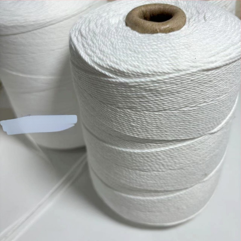 Șnur de bumbac pentru textile și îmbrăcăminte — cusut manual, textură groasă, fără ceară; material principal: șnur de bumbac; potrivit pentru linii de legare, etichete și webbings textile