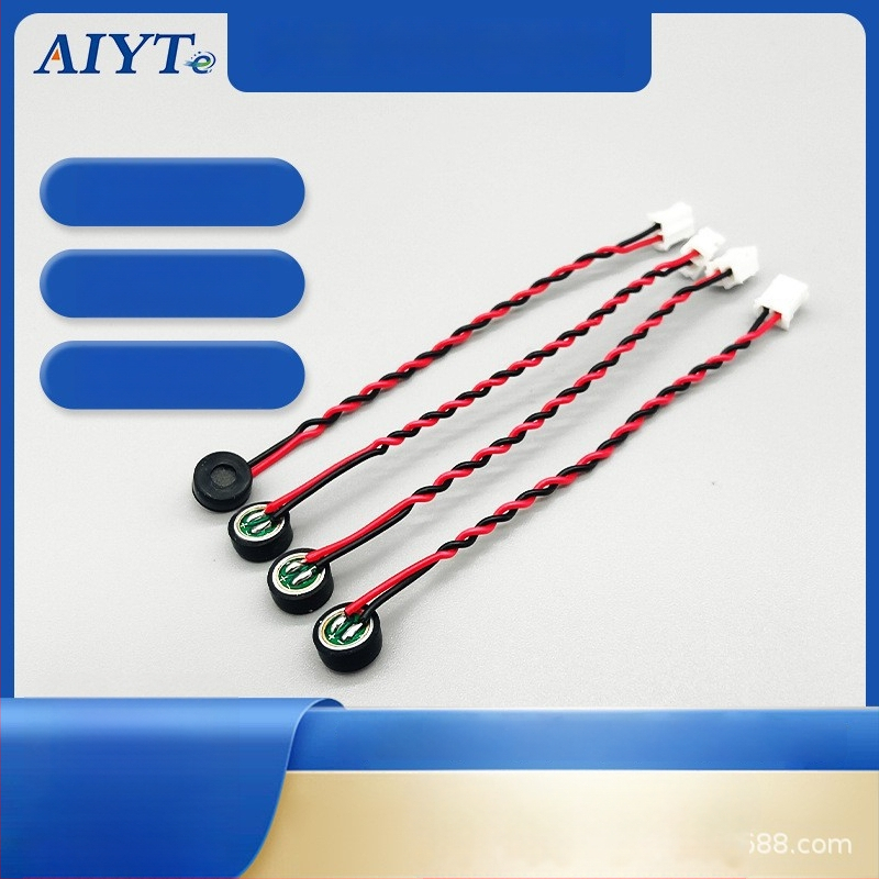 6027 Κάψουλα μικροφώνου με ενσωματωμένη διπλή πυκνωτική μείωση θορύβου και αντιπαρεμβατική σχεδίαση, συγκόλληση 2-pin 1,25 mm τερματικό