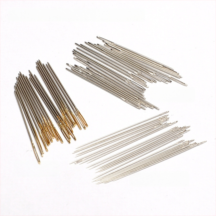 Kézzel készített keresztszemes tűhúzó eszköz, univerzális kompatibilitás, 22/24/26, ezüst vég