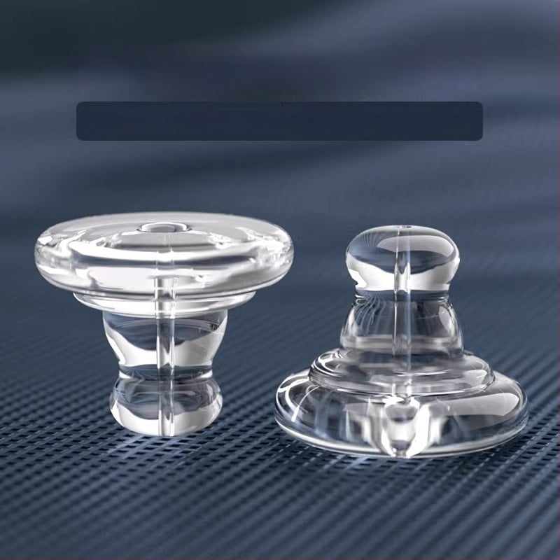 Dopuri posterioare pentru cercei, din silicon, în formă de disc, transparente, antiderapante