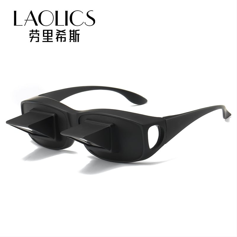 Funkcinės akinės su Ultra HD stiklo lęšiais — Lazy Glasses modelis, PC rėmas, Laurihith, skirta slidinėjimui, alpinizmui, mokymuisi, kelionėms, biurui