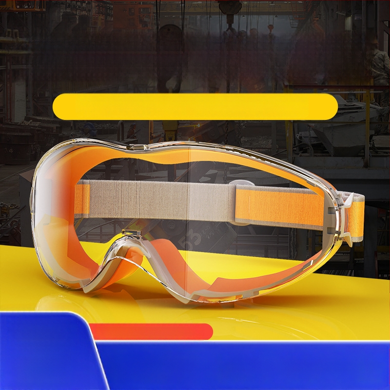 Tööstuslikud kaitseprillid udutõkke, veekindlad, tuule- ja tolmukindlad; sobivad lõikamiseks, lihvimiseks ja keevitamiseks; bränd Lichang, raam TPE, kood S2323