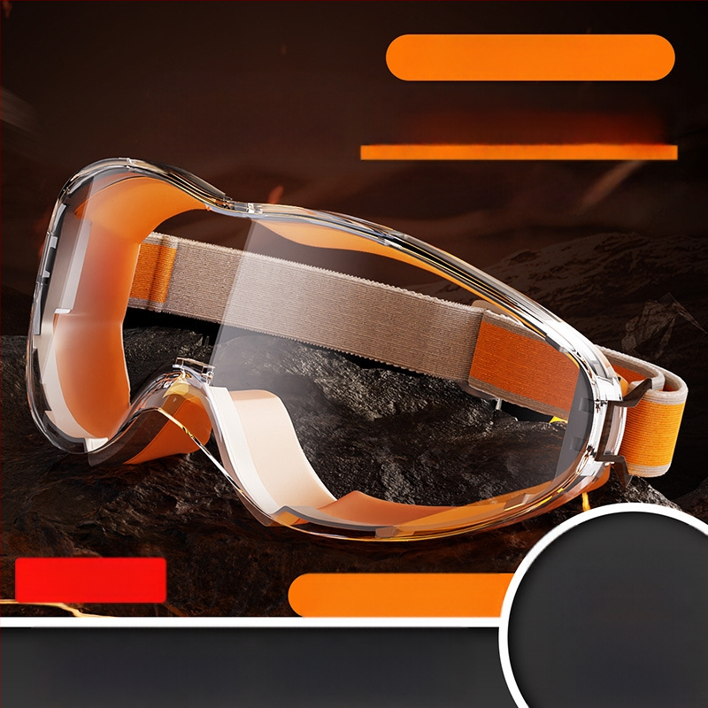 Tööstuslikud kaitseprillid udutõkke, veekindlad, tuule- ja tolmukindlad; sobivad lõikamiseks, lihvimiseks ja keevitamiseks; bränd Lichang, raam TPE, kood S2323