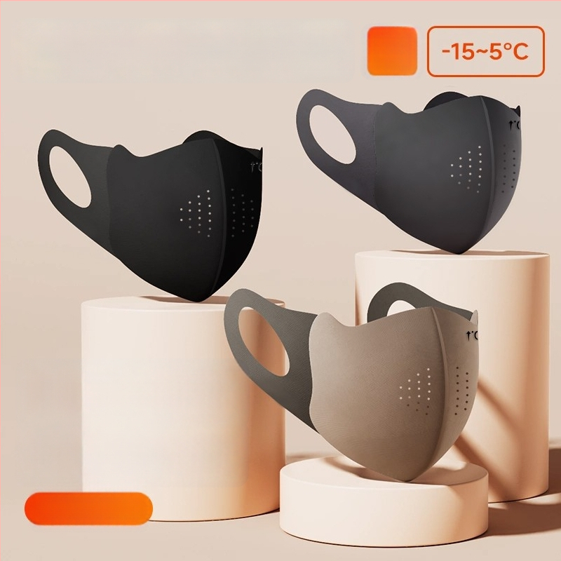 Näomask - Tuulekindel, Soe, Udutõrje klaasidele, 3D fleece vooder ja paksendatud, Kõrvakaarte tüüp