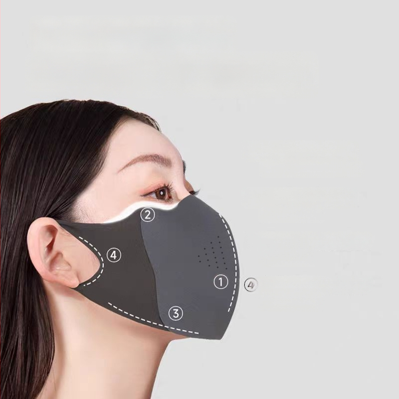 Näomask - Tuulekindel, Soe, Udutõrje klaasidele, 3D fleece vooder ja paksendatud, Kõrvakaarte tüüp