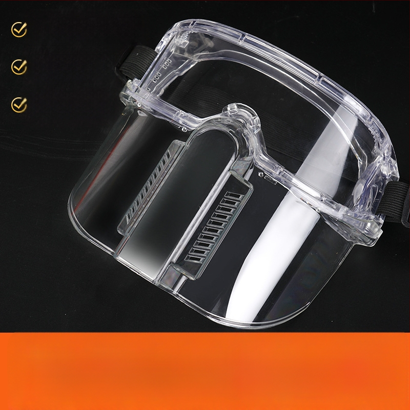 Jaotatud mask-udu vastane koos eemaldatava raamiga – löögi- vastupidav, kahekordne kasutus, PC lääts ja raam