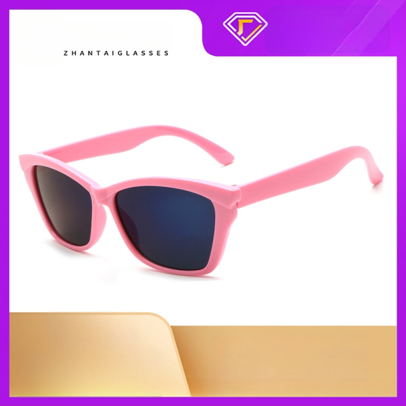 Vaikiškos akinės nuo saulės UV400, nepolarizuotos, pilno rėmo iš PC, lęšiai AC