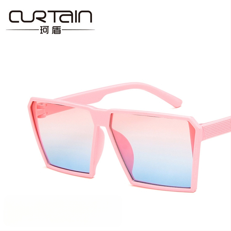 Laste päikeseprillid ruudukujulise raamiga, UV400 kaitse, mitte polariseeritud, AC läätsed, täielik raam PC-st