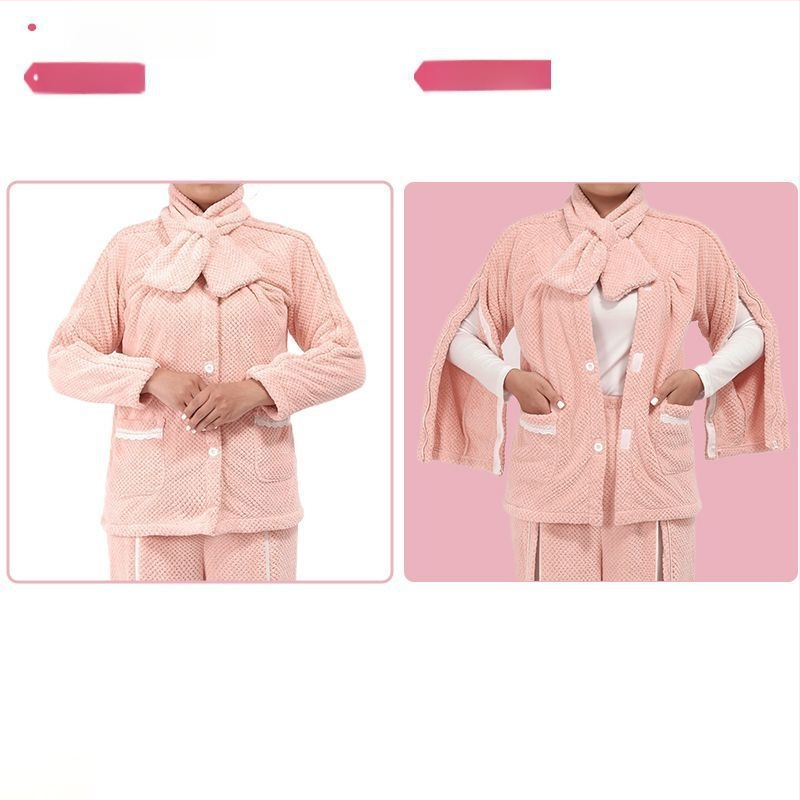 Set de îngrijire de iarnă cu căptușeală din fleece și fermoar, unisex, guler din blană, anti-murdărire