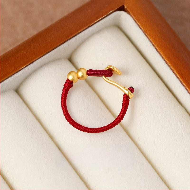 GYűrű • Zsinór anyag • Retro női stílus • Geometriai dizájn • Testreszabható feldolgozás • Esküvőre vagy születésnapra ideális ajándék