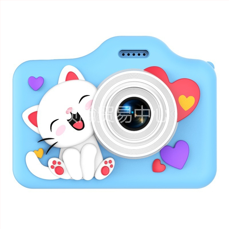 Ac02 Παιδική διπλής κάμερας μικρή ψηφιακή κάμερα με 2.0 ιντσών LCD, TF κάρτα, 4800–9600 pixel, ABS+TPU σώμα, διάρκεια μπαταρίας 1–3 ημέρες