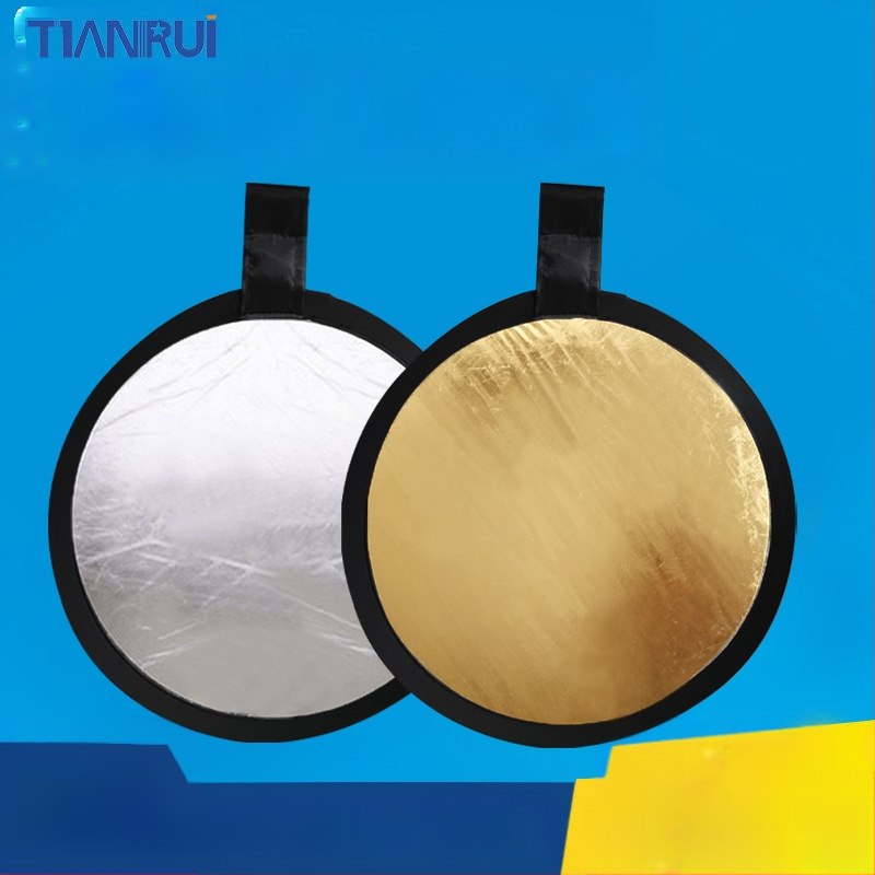 Πέντε σε ένα διπλής όψεως ανακλαστήρας, φορητός και εύχρηστος για επαγγελματική φωτογράφηση, κυκλικός, από ανακλαστικό ύφασμα.