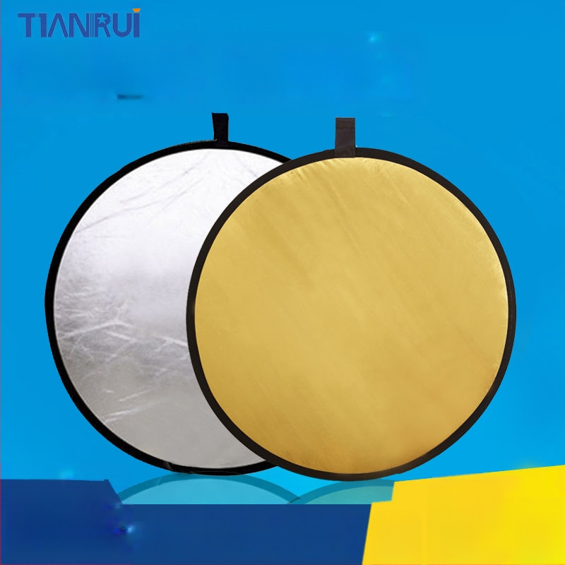 Πέντε σε ένα διπλής όψεως ανακλαστήρας, φορητός και εύχρηστος για επαγγελματική φωτογράφηση, κυκλικός, από ανακλαστικό ύφασμα.