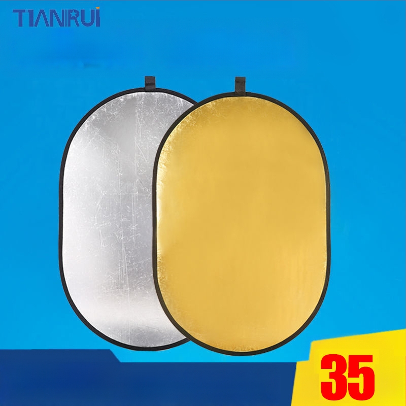 Πέντε σε ένα διπλής όψεως ανακλαστήρας, φορητός και εύχρηστος για επαγγελματική φωτογράφηση, κυκλικός, από ανακλαστικό ύφασμα.