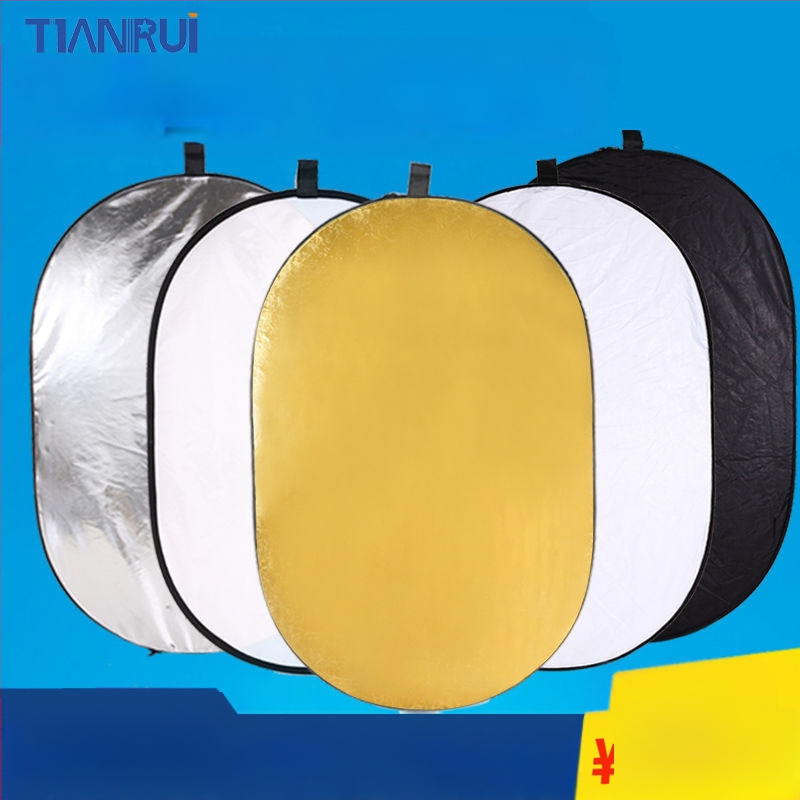 Πέντε σε ένα διπλής όψεως ανακλαστήρας, φορητός και εύχρηστος για επαγγελματική φωτογράφηση, κυκλικός, από ανακλαστικό ύφασμα.