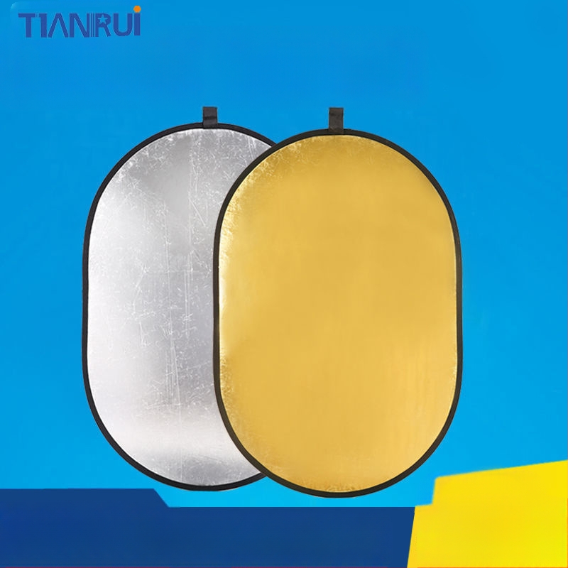 Πέντε σε ένα διπλής όψεως ανακλαστήρας, φορητός και εύχρηστος για επαγγελματική φωτογράφηση, κυκλικός, από ανακλαστικό ύφασμα.