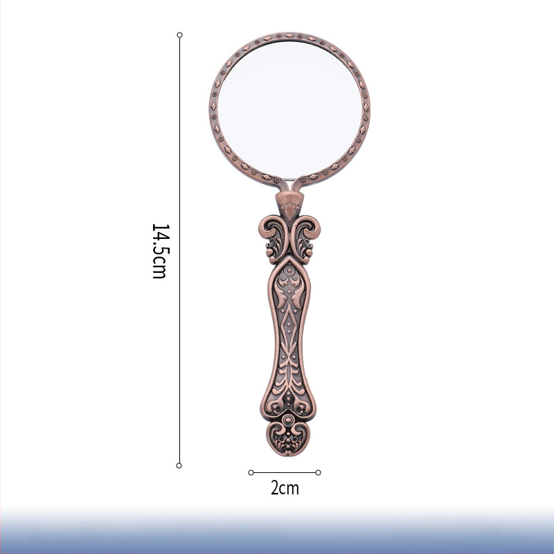 Ретро увеличително стъкло с леща с висока резолюция, преносимо и ръчно за четене