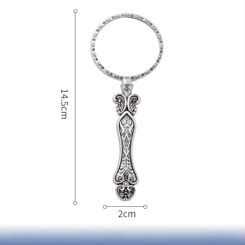 Ретро увеличително стъкло с леща с висока резолюция, преносимо и ръчно за четене