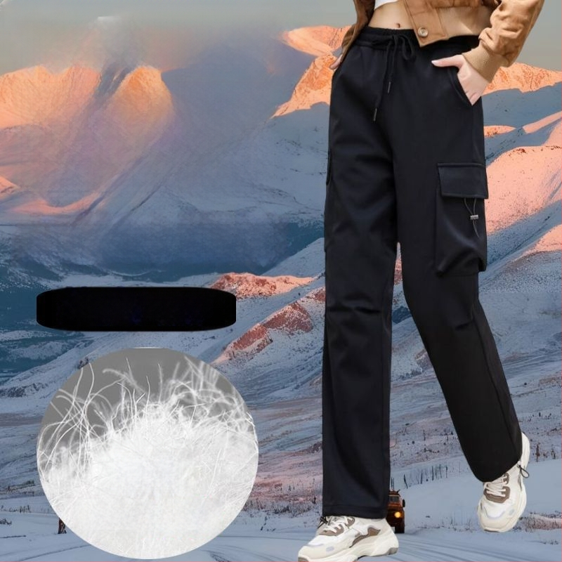 Női sínadrág libatoll töltéssel – vízálló, szélálló, meleg