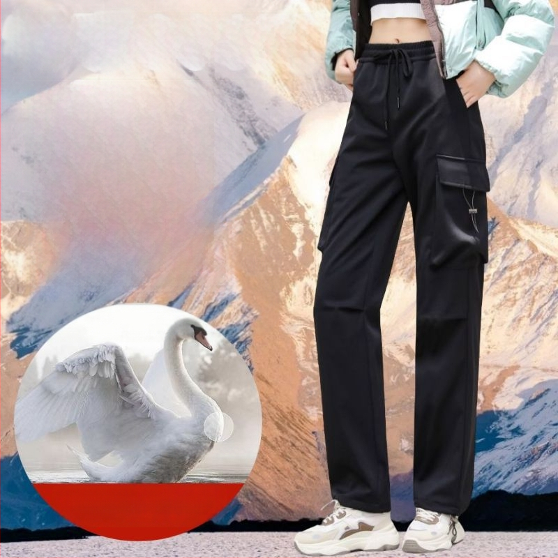 Női sínadrág libatoll töltéssel – vízálló, szélálló, meleg