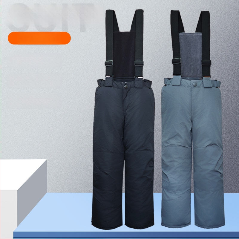 Gyerekeknek szóló sínadrág pántokkal — légáteresztő, kevert anyagú poliészter rostokból, PP gyapot töltéssel