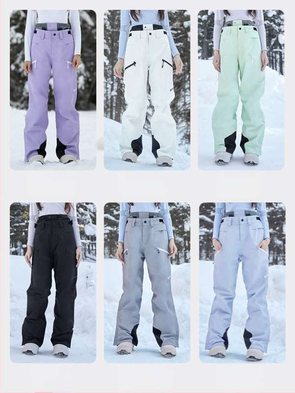 Kültéri sínadrág poliészterből, vízálló, hidegálló és lélegző