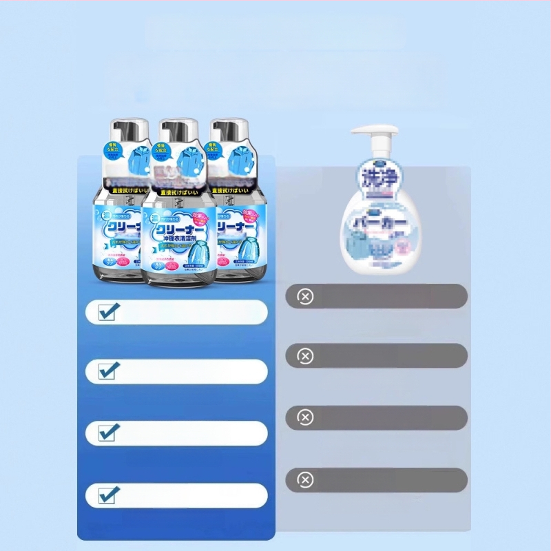 Detergent pentru jachete, reparație a vopselei impermeabile, sigur pentru materiale, 330 ml, marcă autohtonă