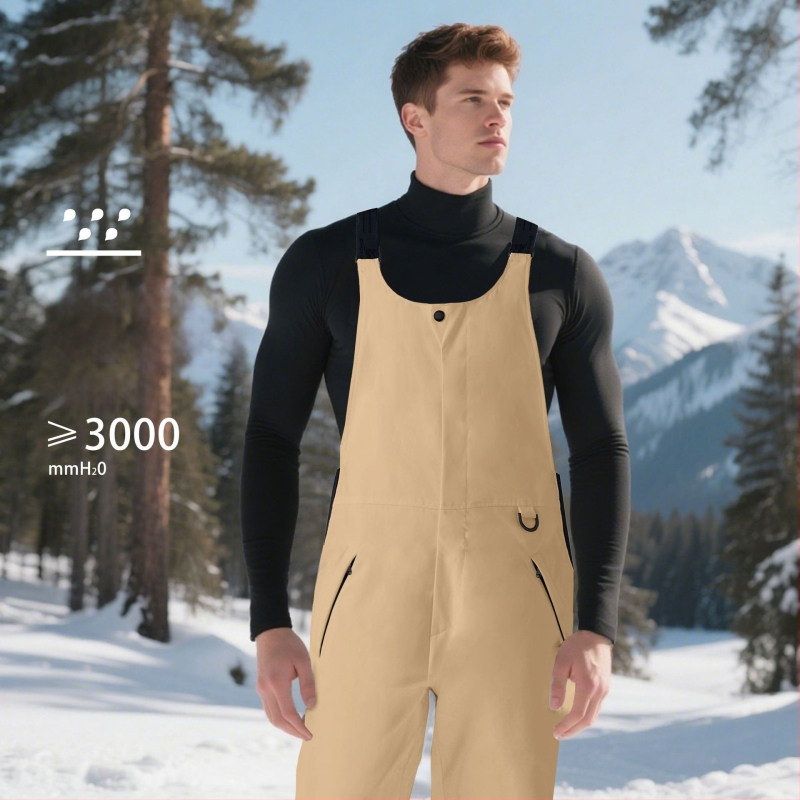 Sí nadrág vállpánttal – vízálló, légáteresztő, szélvédett, heattech technológia, poliészter anyag