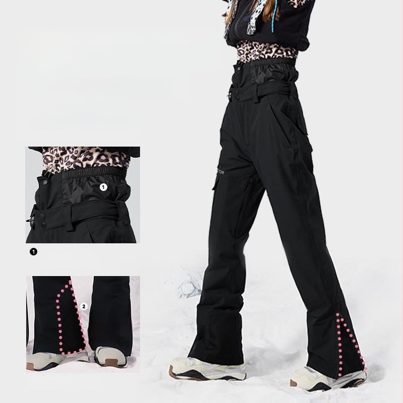 Vector kültéri vízálló és széltől védett meleg sínadrág nőknek és férfiaknak, snowboardozáshoz, síeléshez és túrázáshoz, poliészter rost töltettel