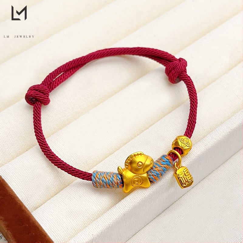 Nahk käevõru — etnilise stiiliga lastele (Materjal: nahk; Stiil: etniline; Sobib: lastele)