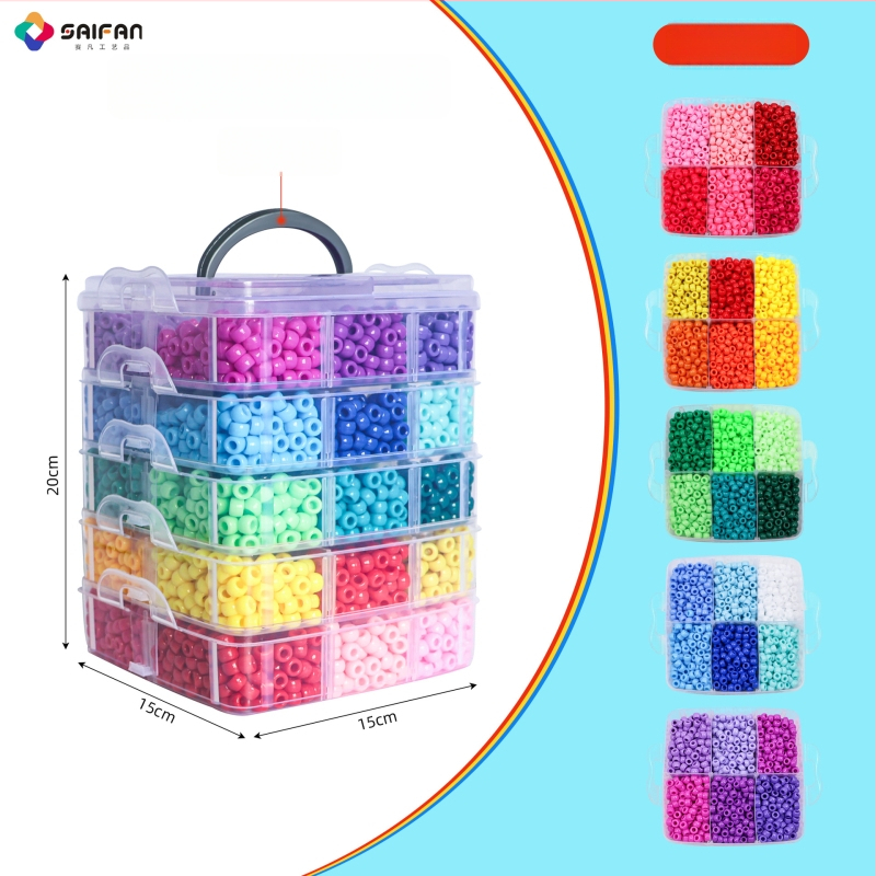 DIY бижута аксесоари — пластмасови мъниста, спрей покритие, Yiwu произход, оригинален дизайн