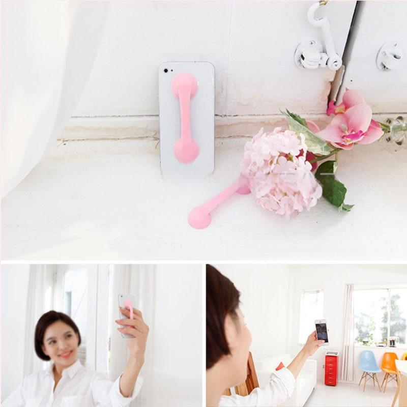 XHY-03 Szilikon asztali állvány kettős vákuumcsatlakozásokkal, csúszásmentes, univerzális mobiltelefon és iPad számára